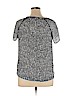Ann Taylor LOFT 100% Polyester Black Short Sleeve Blouse Size L - photo 2