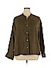 Flax 100% Linen Green Jacket Size 14 (L) - photo 1