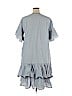 Zara Basic 100% Cotton Blue Casual Dress Size XL - photo 2