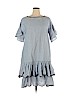 Zara Basic 100% Cotton Blue Casual Dress Size XL - photo 1