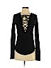 Free People Black Long Sleeve Top Size S - photo 1