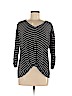 Charming Charlie Black 3/4 Sleeve Top Size M - photo 1