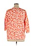 SONOMA life + style 100% Cotton Orange 3/4 Sleeve T-Shirt Size 1X - photo 2