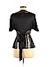 BCBGMAXAZRIA 100% Silk Black Short Sleeve Silk Top Size XXS - photo 2