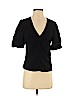 Madewell 100% Viscose Black Short Sleeve Blouse Size 2 - photo 1