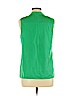 J. Crew Factory Store 100% Polyester Green Sleeveless Blouse Size 8 - photo 2