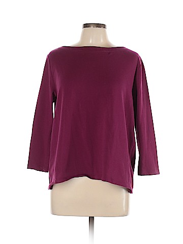 Ann Taylor LOFT 3/4 Sleeve T-Shirt (view 1)
