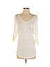 Express 100% Rayon Ivory Short Sleeve Top Size XS - photo 1