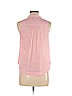 HD in Paris 100% Cotton Pink Sleeveless Button-Down Shirt Size 6 - photo 2