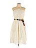 HD in Paris 100% Cotton White Cocktail Dress Size 14 - photo 1