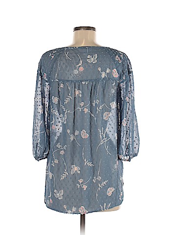 LC Lauren Conrad 3/4 Sleeve Blouse (view 2)