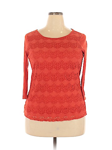 Ann Taylor LOFT Outlet 3/4 Sleeve Top (view 1)