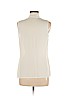 Banana Republic 100% Polyester Ivory Sleeveless Blouse Size 6 - photo 2