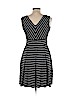 Donna Morgan Black Casual Dress Size 10 - photo 2
