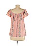 Old Navy 100% Rayon Pink Short Sleeve Top Size M - photo 2