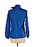 Southern Lady 100% Polyester Blue Long Sleeve Blouse Size 10 - photo 2