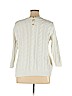 Lands' End 100% Cotton White Pullover Sweater Size 1X - photo 2
