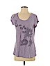 Lauren Conrad Purple Short Sleeve T-Shirt Size S - photo 1