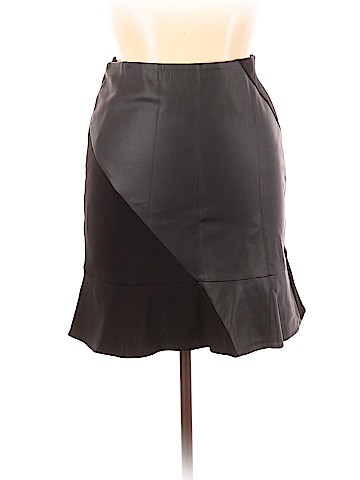 Ann Taylor Faux Leather Skirt (view 1)