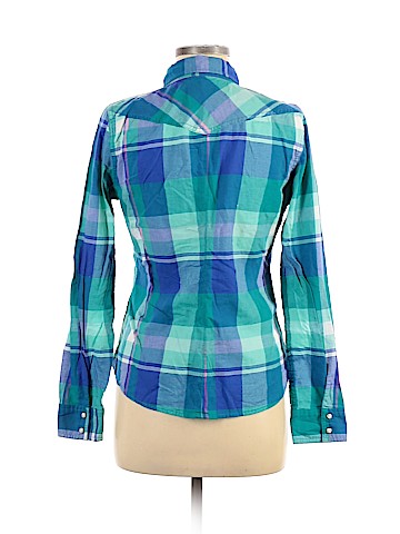 American Eagle Outfitters Long Sleeve Button-Down Shirt (view 2)