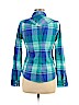 American Eagle Outfitters 100% Cotton Blue Long Sleeve Button-Down Shirt Size M - photo 2