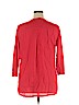 Lucky Brand Red 3/4 Sleeve Top Size XL - photo 2