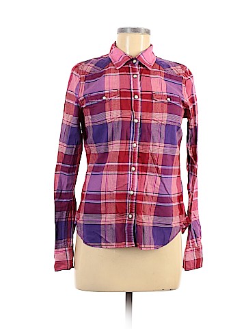 American Eagle Outfitters Long Sleeve Button-Down Shirt (view 1)