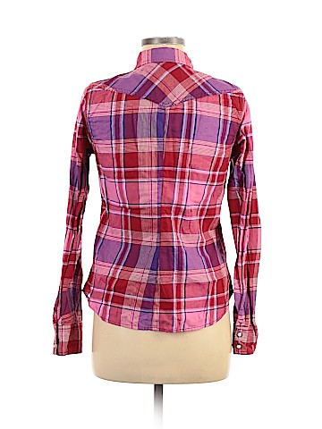 American Eagle Outfitters Long Sleeve Button-Down Shirt (view 2)