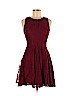 Francesca's Burgundy Casual Dress Size M - photo 1