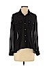 XXI 100% Polyester Black Long Sleeve Blouse Size S - photo 1