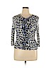 White House Black Market 100% Rayon Blue Cardigan Size XL - photo 1