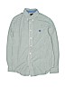Chaps Plaid Green Long Sleeve Button-Down Shirt Size L (kids) - photo 1