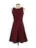 metaphor Burgundy Casual Dress Size XS - photo 1