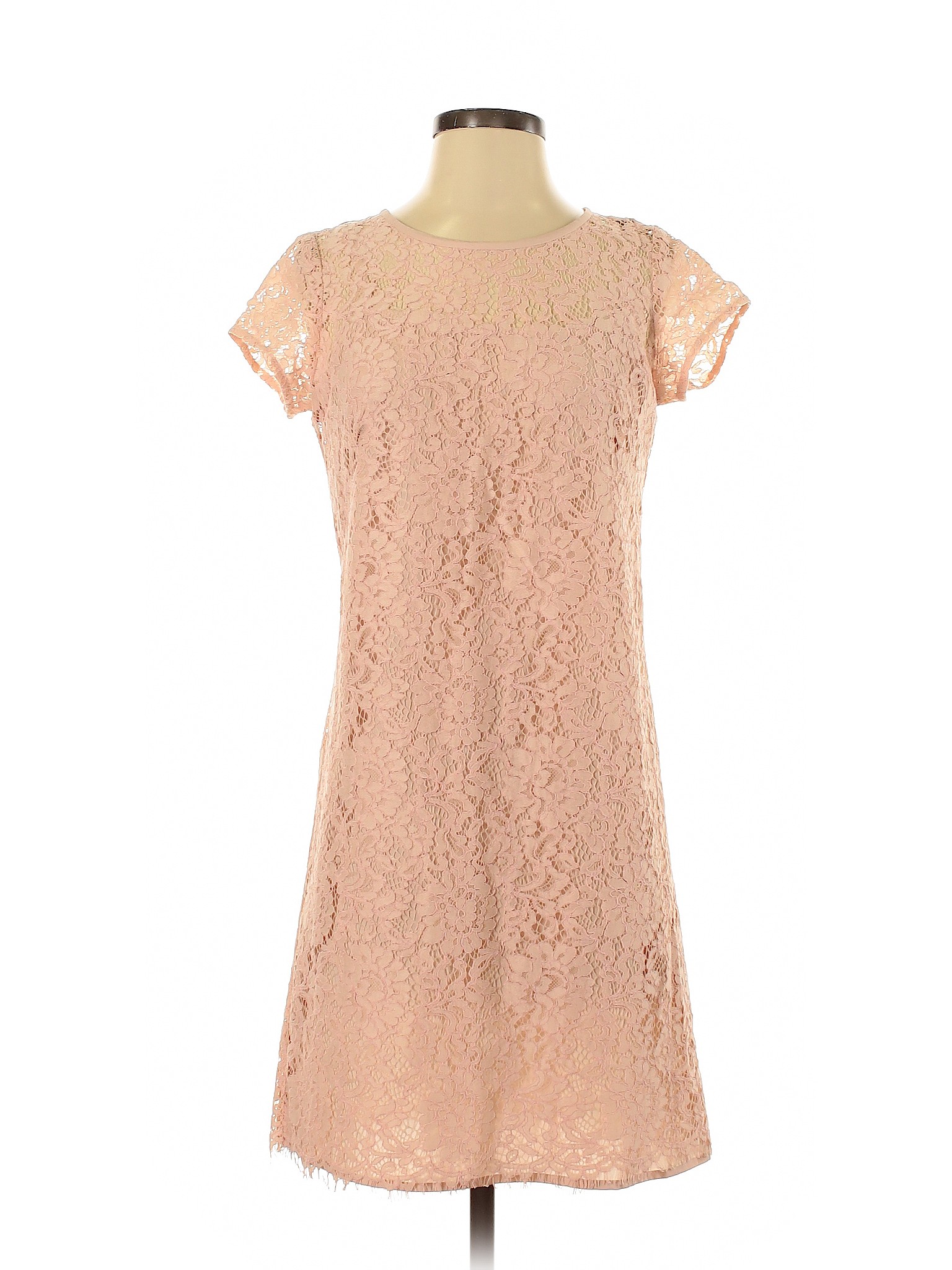 NWT Ann Taylor LOFT Women Pink Casual Dress 2 | eBay