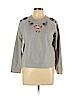 Rebecca Minkoff 100% Cotton Gray Sweatshirt Size L - photo 1