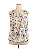 Daniel Rainn 100% Polyester Ivory Sleeveless Blouse Size XL - photo 1