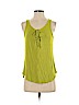 New York & Company 100% Rayon Green Sleeveless Top Size S - photo 1