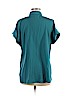 Motherhood 100% Polyester Teal Short Sleeve Blouse Size M - photo 2