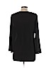 Pleione 100% Polyester Black Long Sleeve Blouse Size L - photo 2