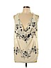 Gudi 100% Polyester Ivory Sleeveless Blouse Size L - photo 1