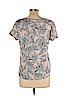 Ann Taylor LOFT 100% Cotton Pink Short Sleeve T-Shirt Size L - photo 2