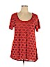 Lularoe Red Short Sleeve Top Size XL - photo 1