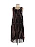 Assorted Brands 100% Cotton Brown Casual Dress Size 8 - photo 1