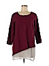 Soft Surroundings Burgundy 3/4 Sleeve Blouse Size M - photo 1