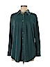 Soft Surroundings Teal Long Sleeve Blouse Size M (petite) - photo 1