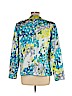 Susan Graver 100% Cotton Blue Jacket Size L - photo 2