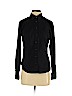 New York & Company Black Long Sleeve Button-Down Shirt Size S - photo 1
