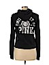 Victoria's Secret Pink Black Zip Up Hoodie Size L - photo 2