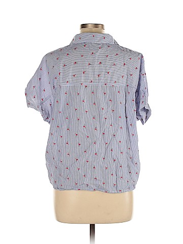 Beach Lunch Lounge Short Sleeve Button-Down Shirt (view 2)