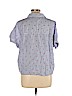 Beach Lunch Lounge 100% Cotton Blue Short Sleeve Button-Down Shirt Size L - photo 2